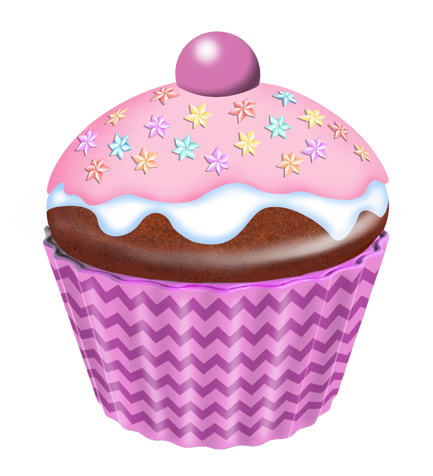 Lata XL para Cupcakes - Flores