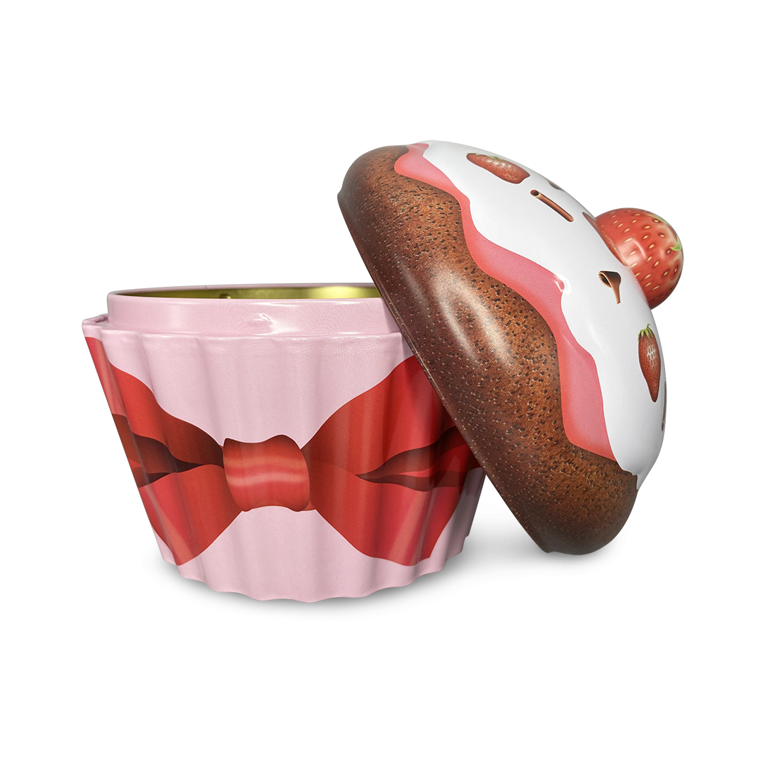 Lata XL para Cupcakes - Fresas