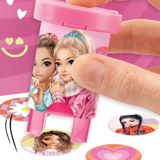 Carimbo de stickers TOPModel