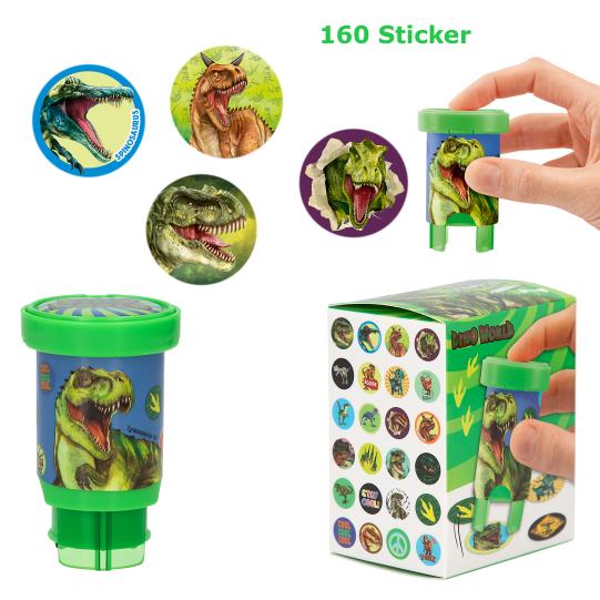 Carimbo de stickers Dino World