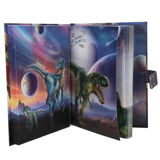 Diário do Mundo Dino com Código e Som