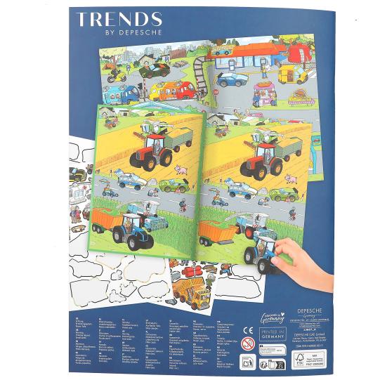 Livro Sticker - Crie o seu mundo de ação