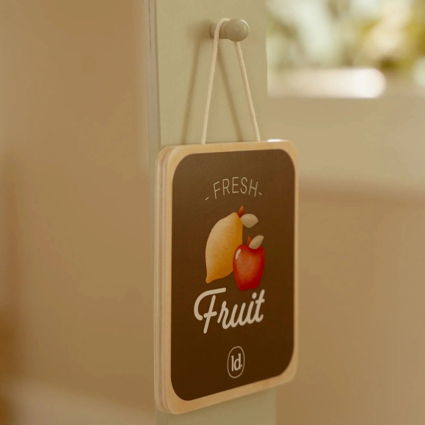 Banca de Mercado de Madeira Little Dutch – Verde