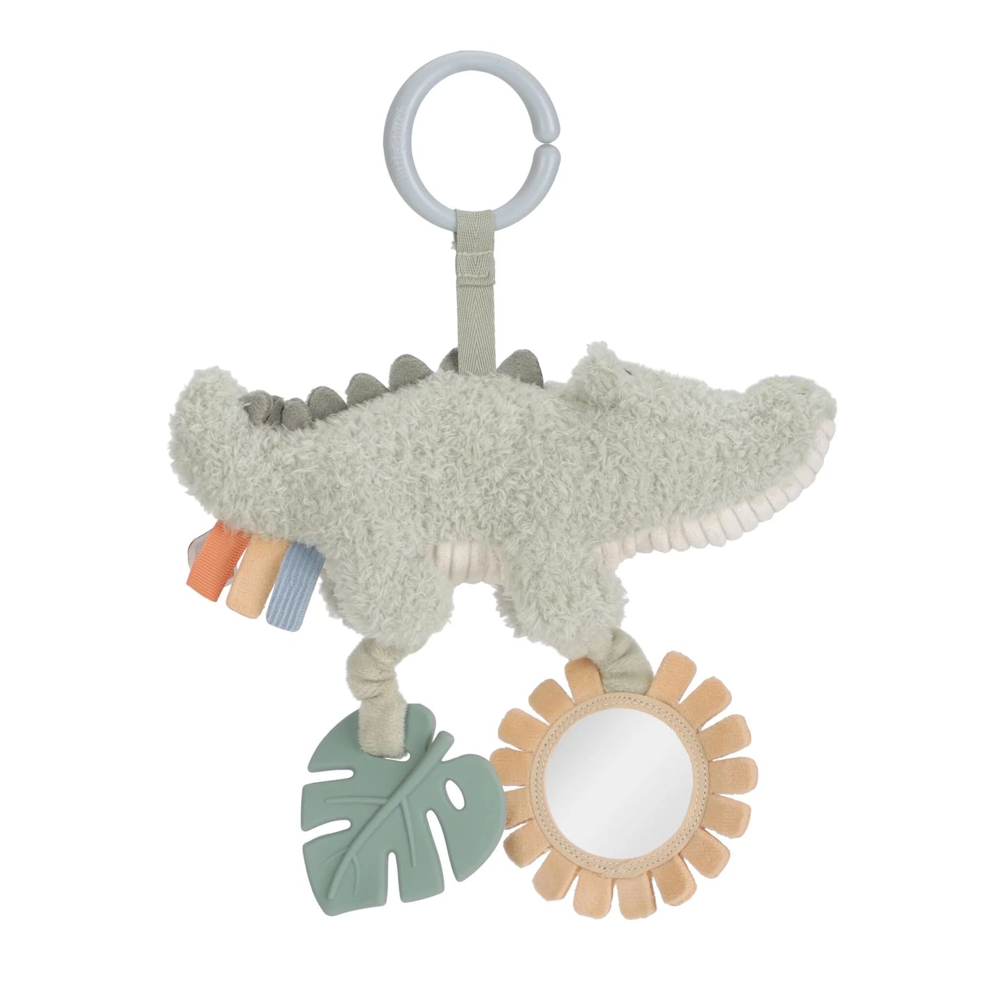 Peluche com atividades - Crocodilo