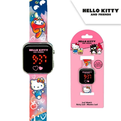 RELOGIO LED HELLO KITTY