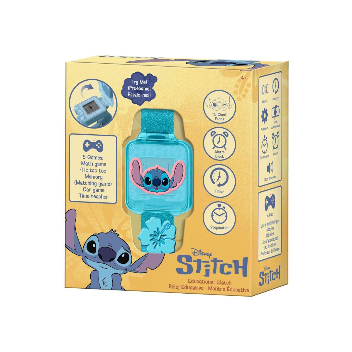 RELOGIO DIGITAL EDUCATIVO STITCH