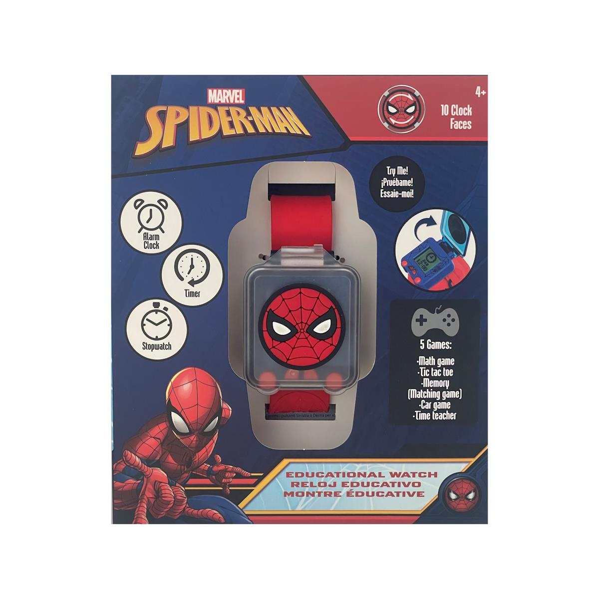 RELOGIO DIGITAL EDUCATIVO SPIDERMAN