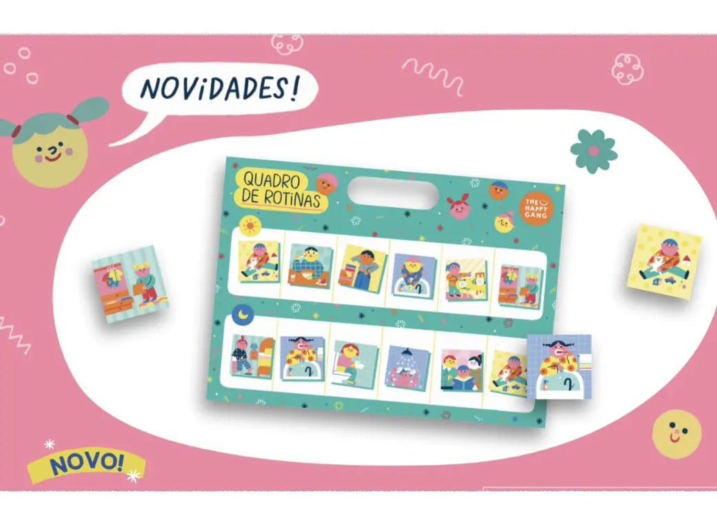 Quadro de Rotinas - The Happy Gang