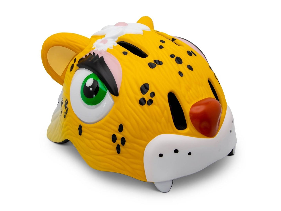 Capacete de Bicicleta leopardo - amarelo