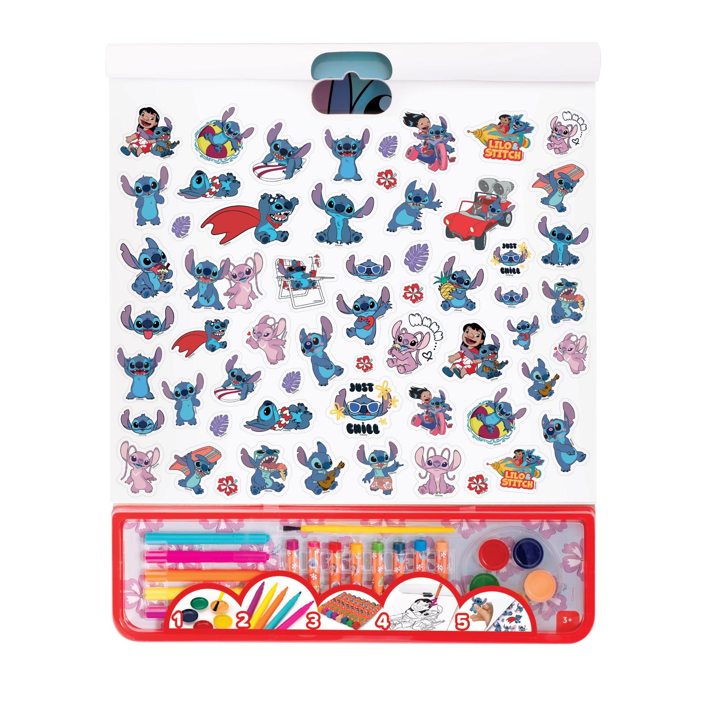 Bloco de Colorir gigante 5 EM 1 - Lilo & Stitch