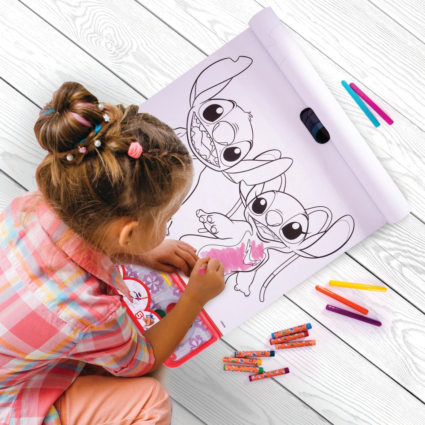 Bloco de Colorir gigante 5 EM 1 - Lilo & Stitch