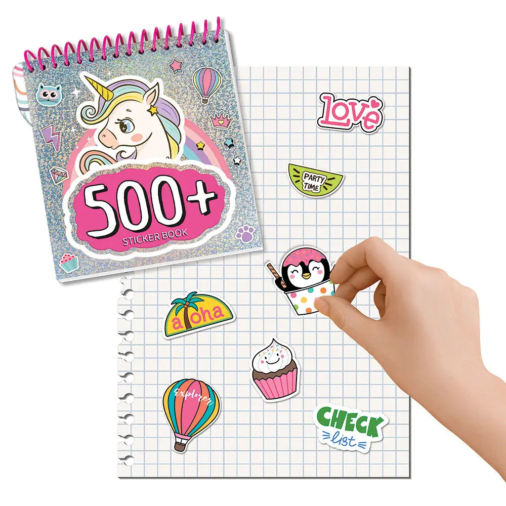 Más de 500 pegatinas de unicornio/pingüino 2mod