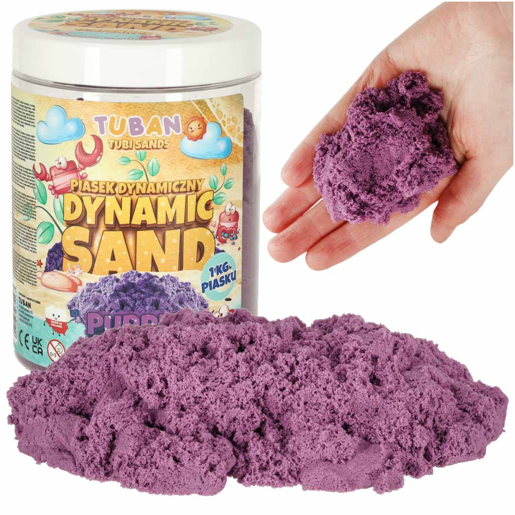 Areia Cinética 1Kg - Roxo