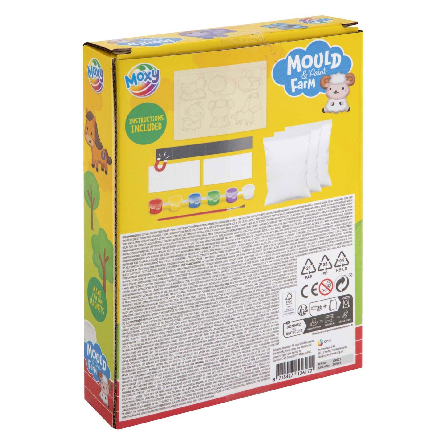Kit de pintura - Animais da Quinta