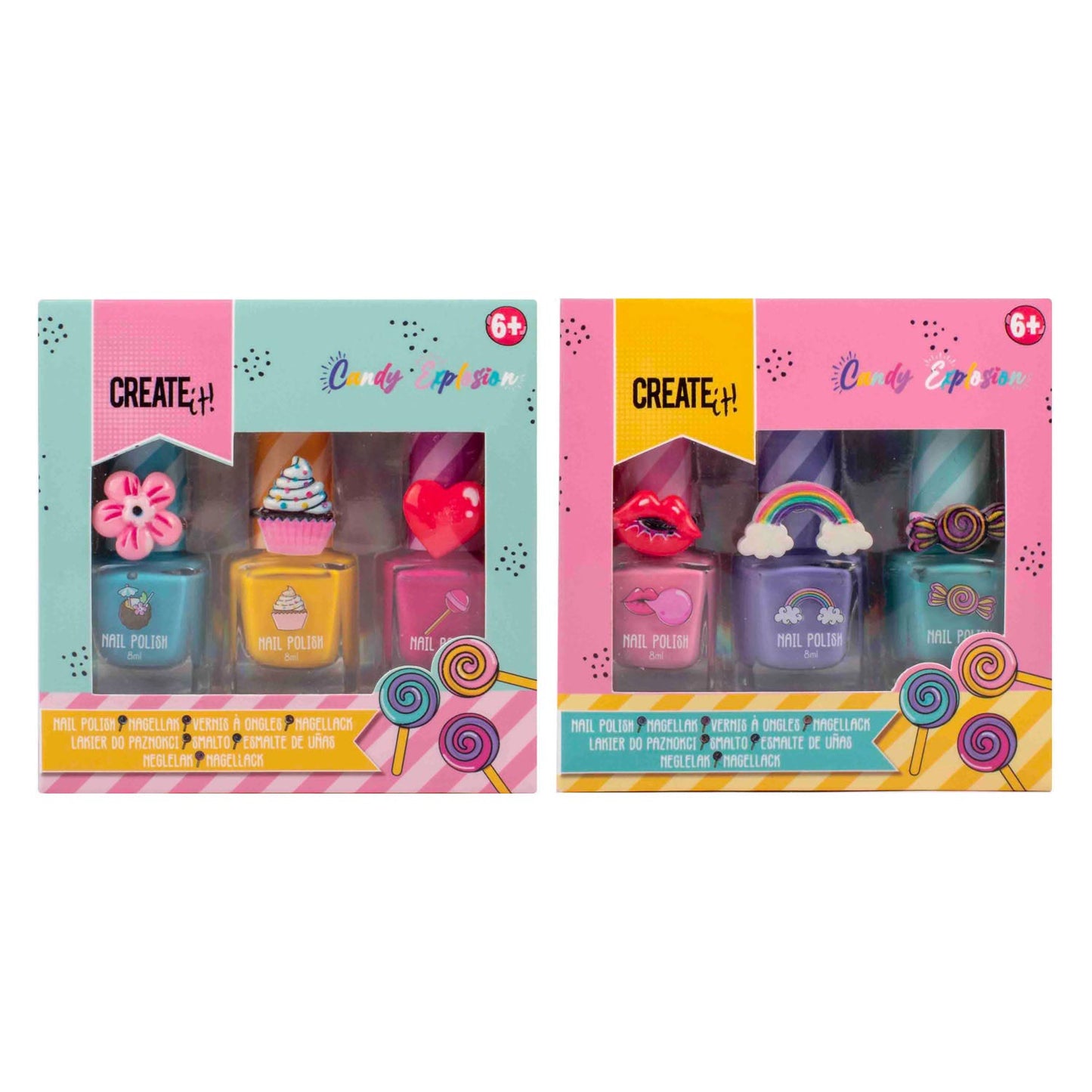 Create it! Set de 3 Verniz Candy