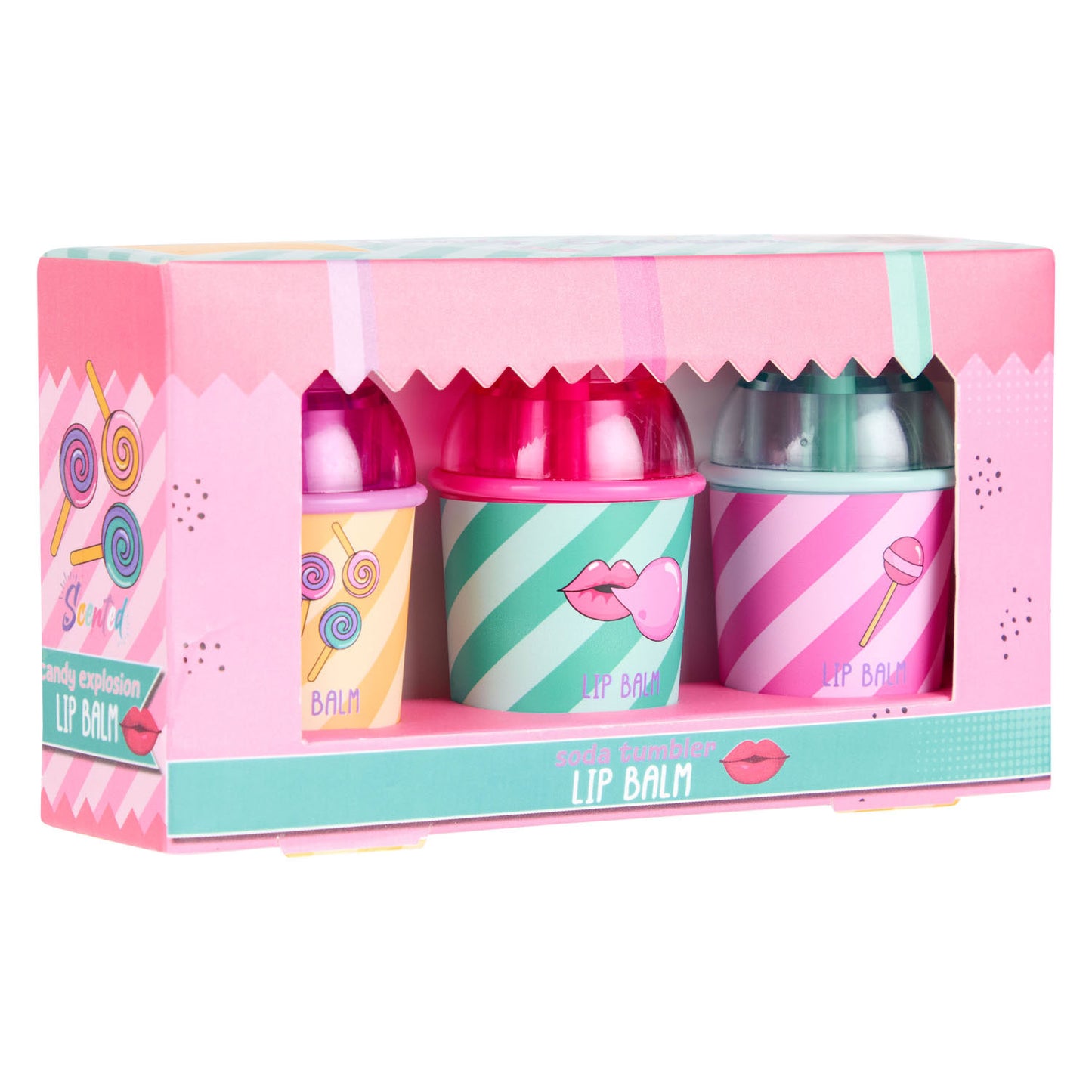 Lip Balm in Cup, 3pcs.