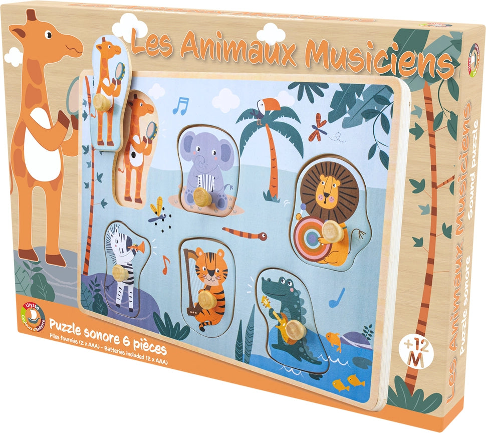 Puzzle Sonoro: Selva Musical (6 peças)