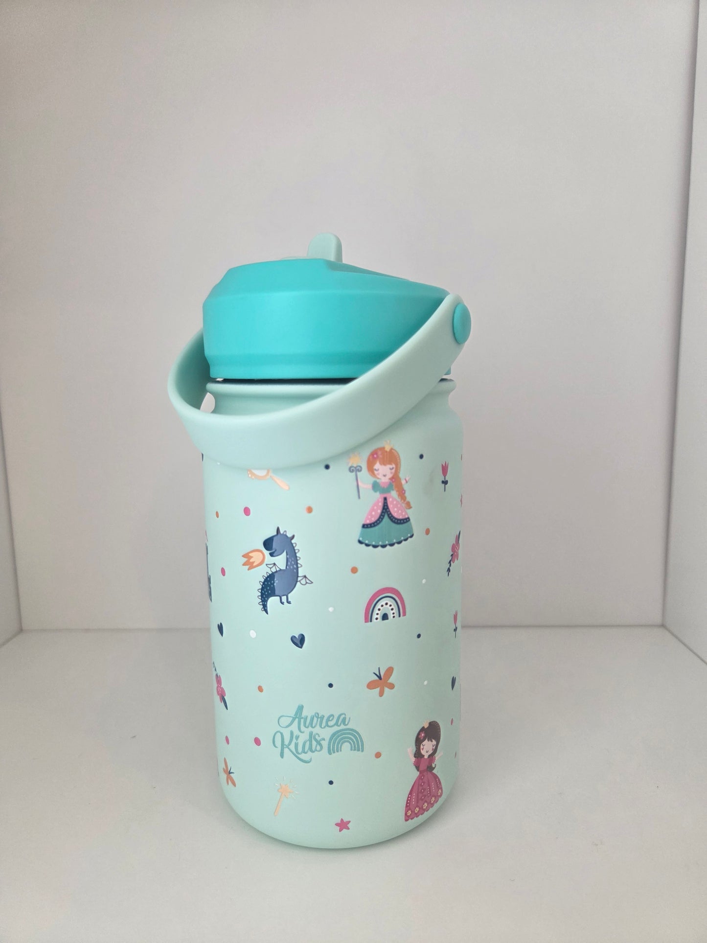 Garrafa Termica 330ml - Princesas Menta