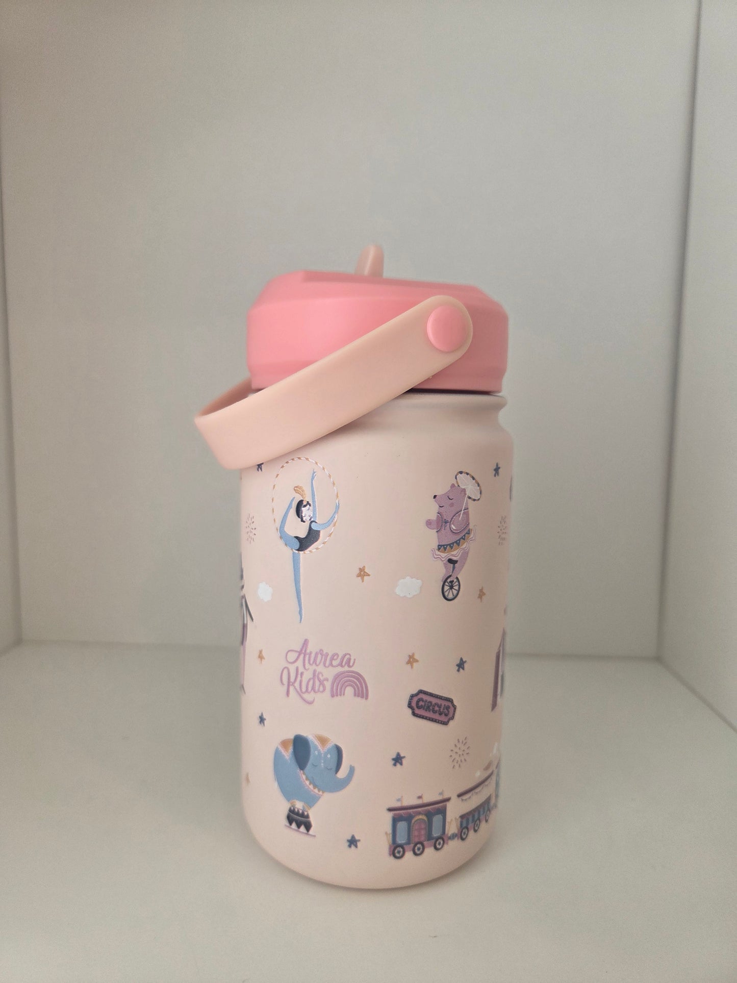 Garrafa Termica 330ml - Circo Rosa