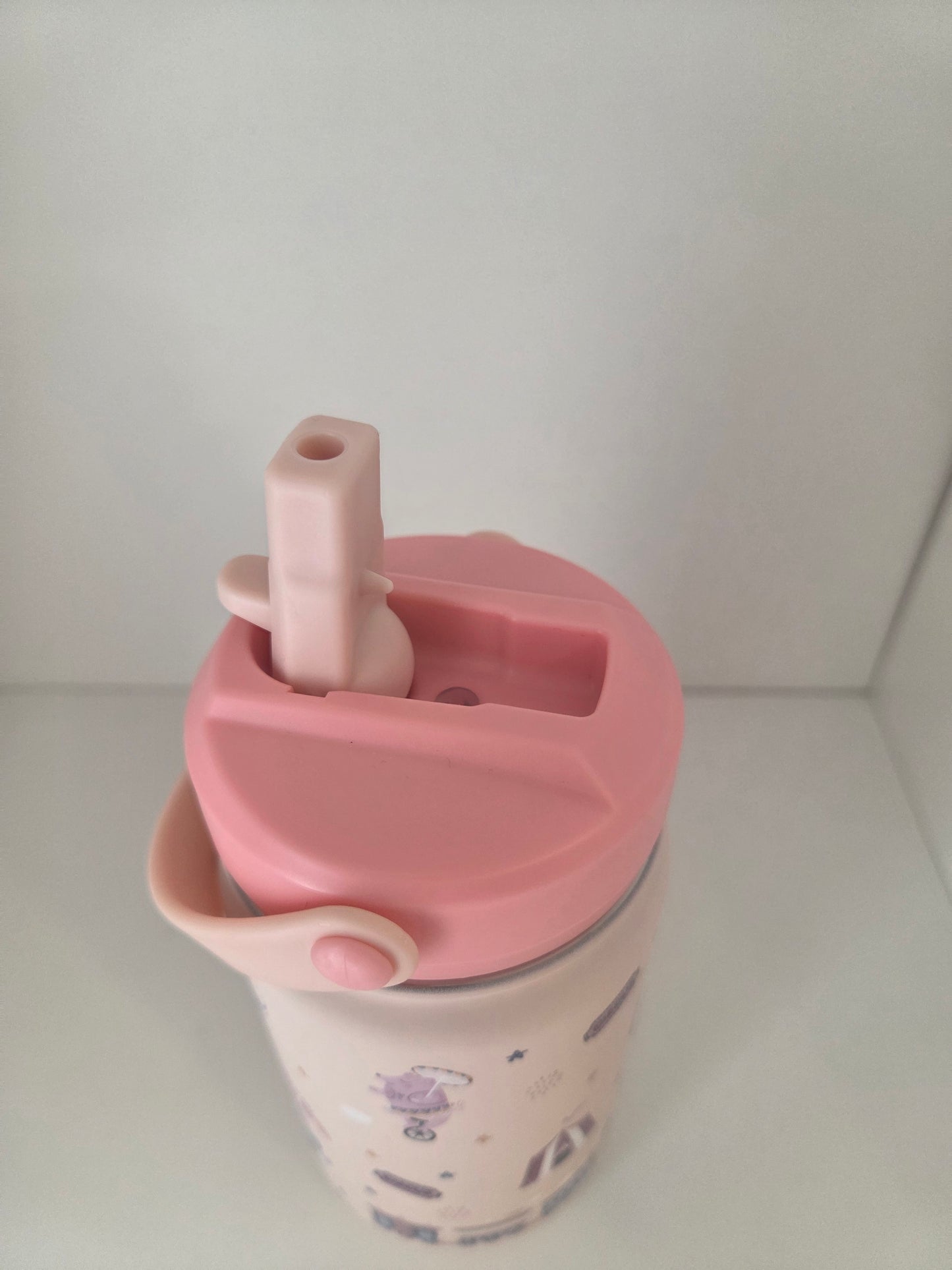 Garrafa Termica 330ml - Circo Rosa