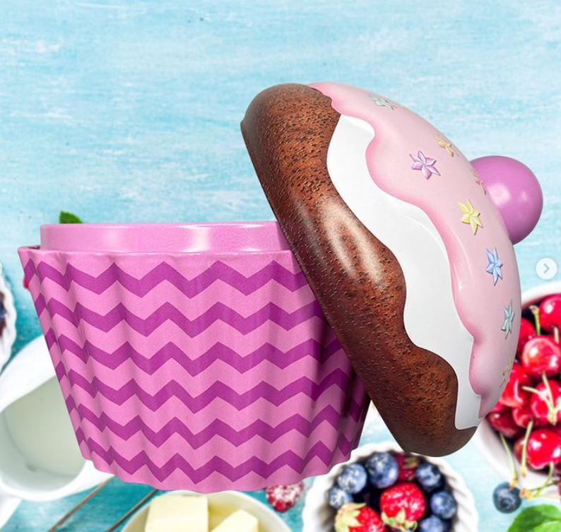 Lata XL para Cupcakes - Flores