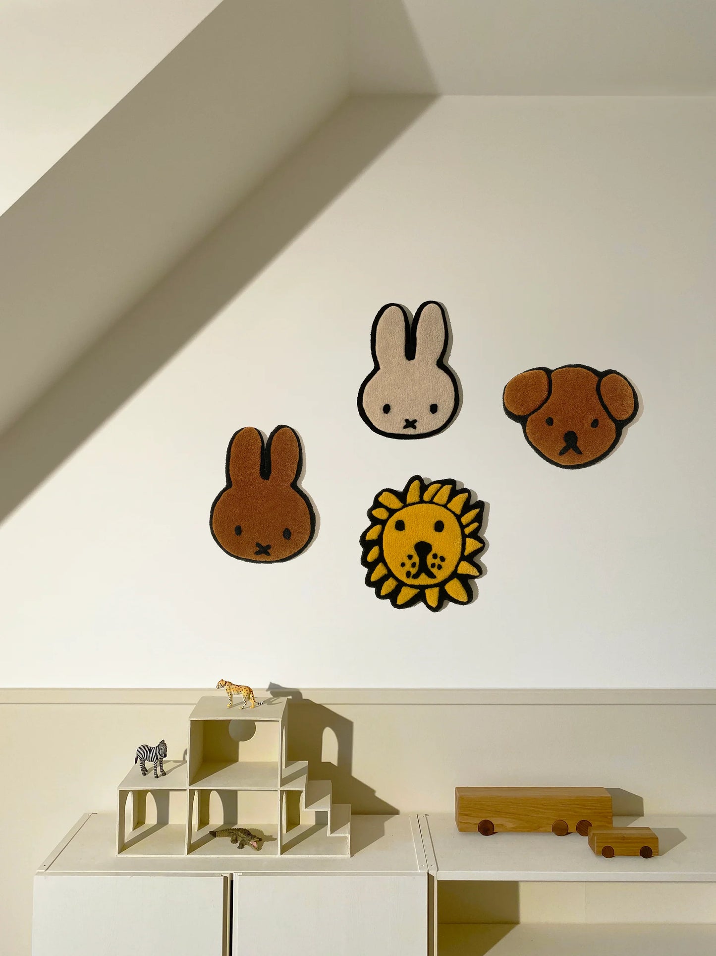 Alfombra de pared de león