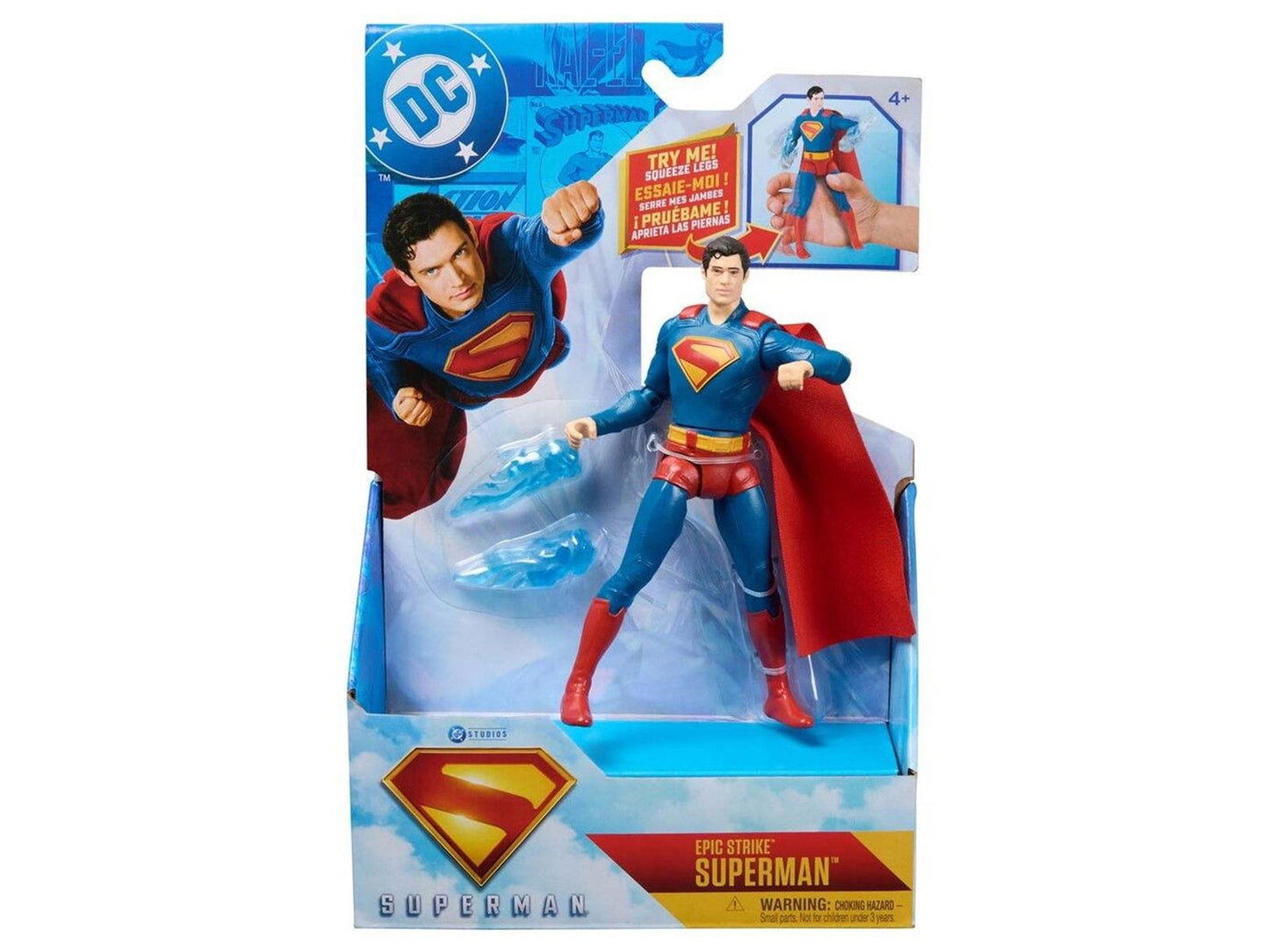 Boneco Superman Battle Attack 15cm