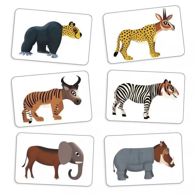 Anijumble jogo de cartas de observação e rapidez
