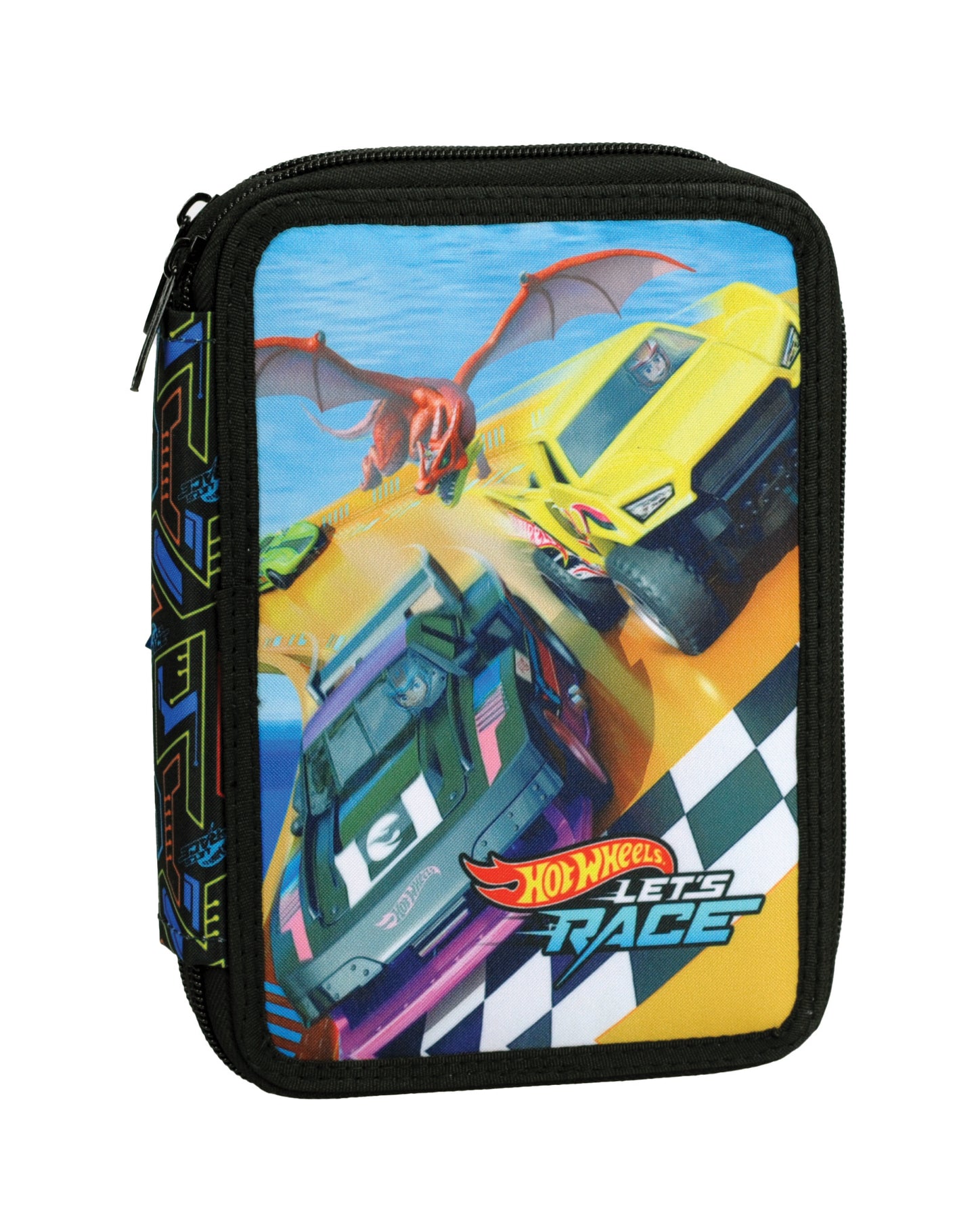 Estojo Duplo Completo - Hot Wheels Colours