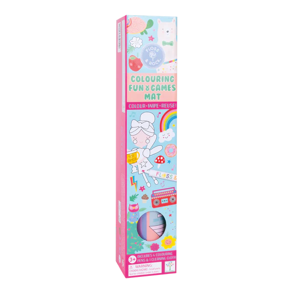 Tapete de jogos para colorir - Rainbow Fairy