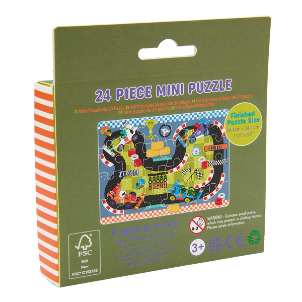 Mini Puzzle 24 pçs - Carros