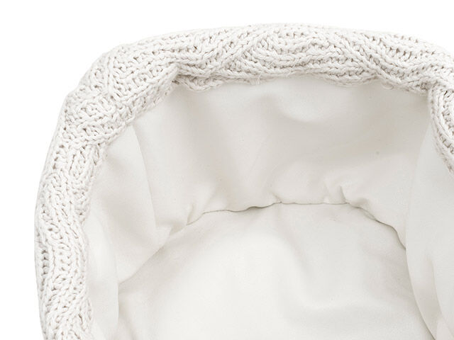 Cesta de Arrumação - creme branco