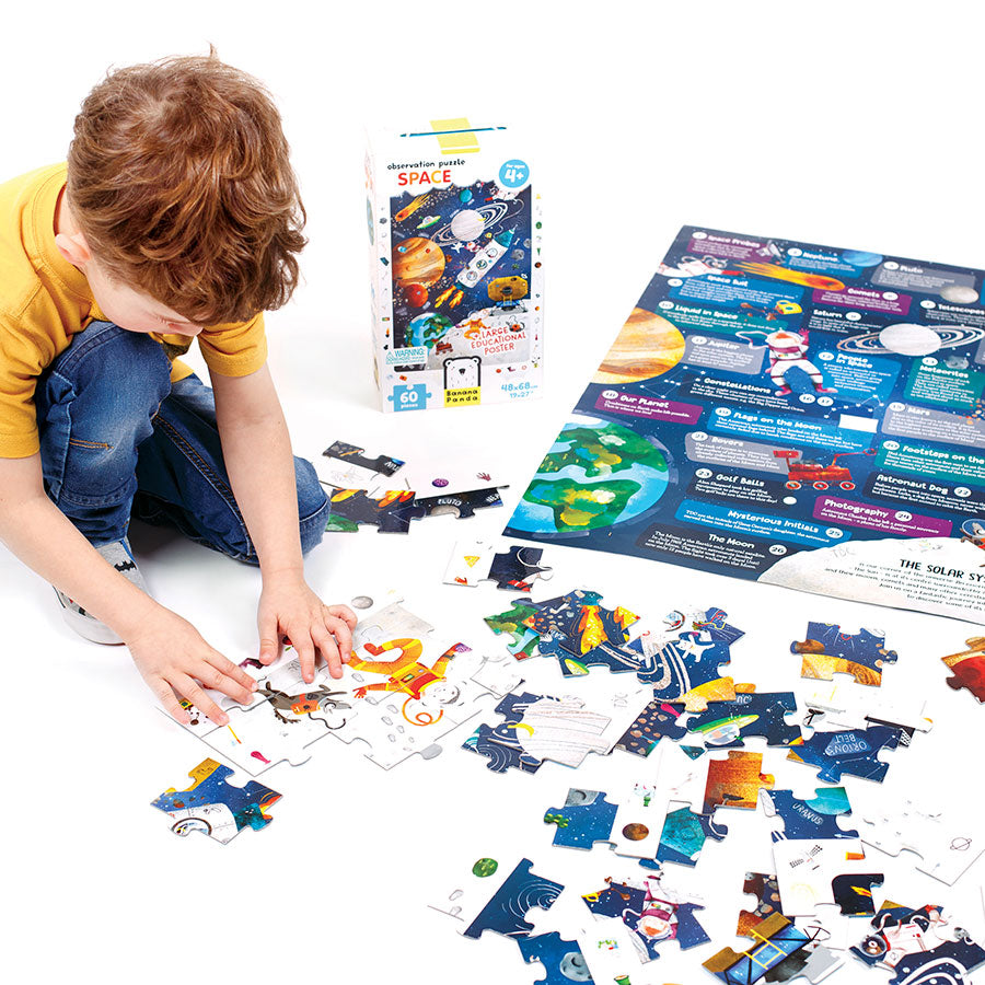 Observation Puzzle Space Banana Panda
