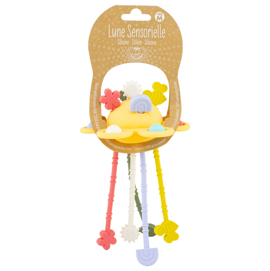 Brinquedo Sensorial de Silicone - Amarela