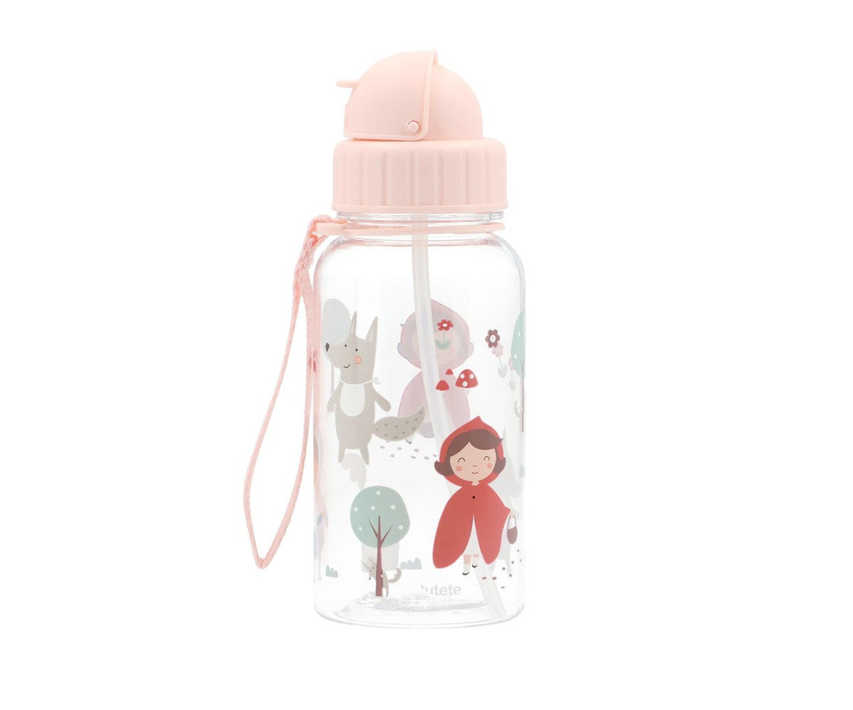 Garrafa Plástico 500ml - Capuchinho vermelho