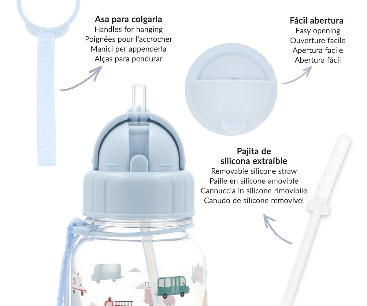 Garrafa Plástico 500ml - Veiculos