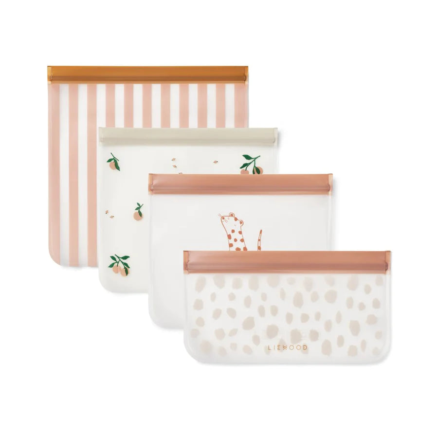 Pack 4 organizadores de viagem - tuscany rose multi mix