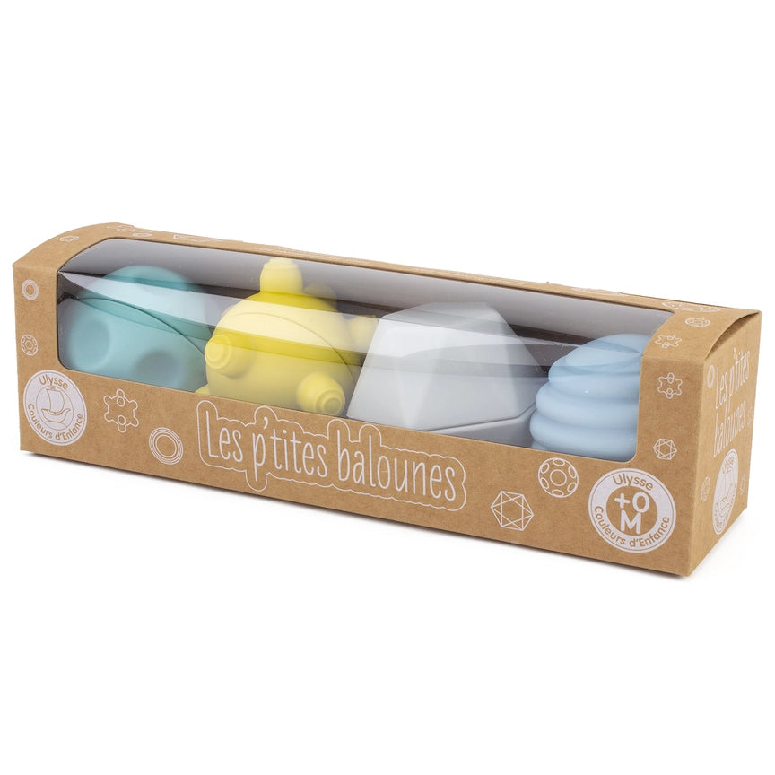 Conjunto 4 Bolas Sensoriais em Silicone