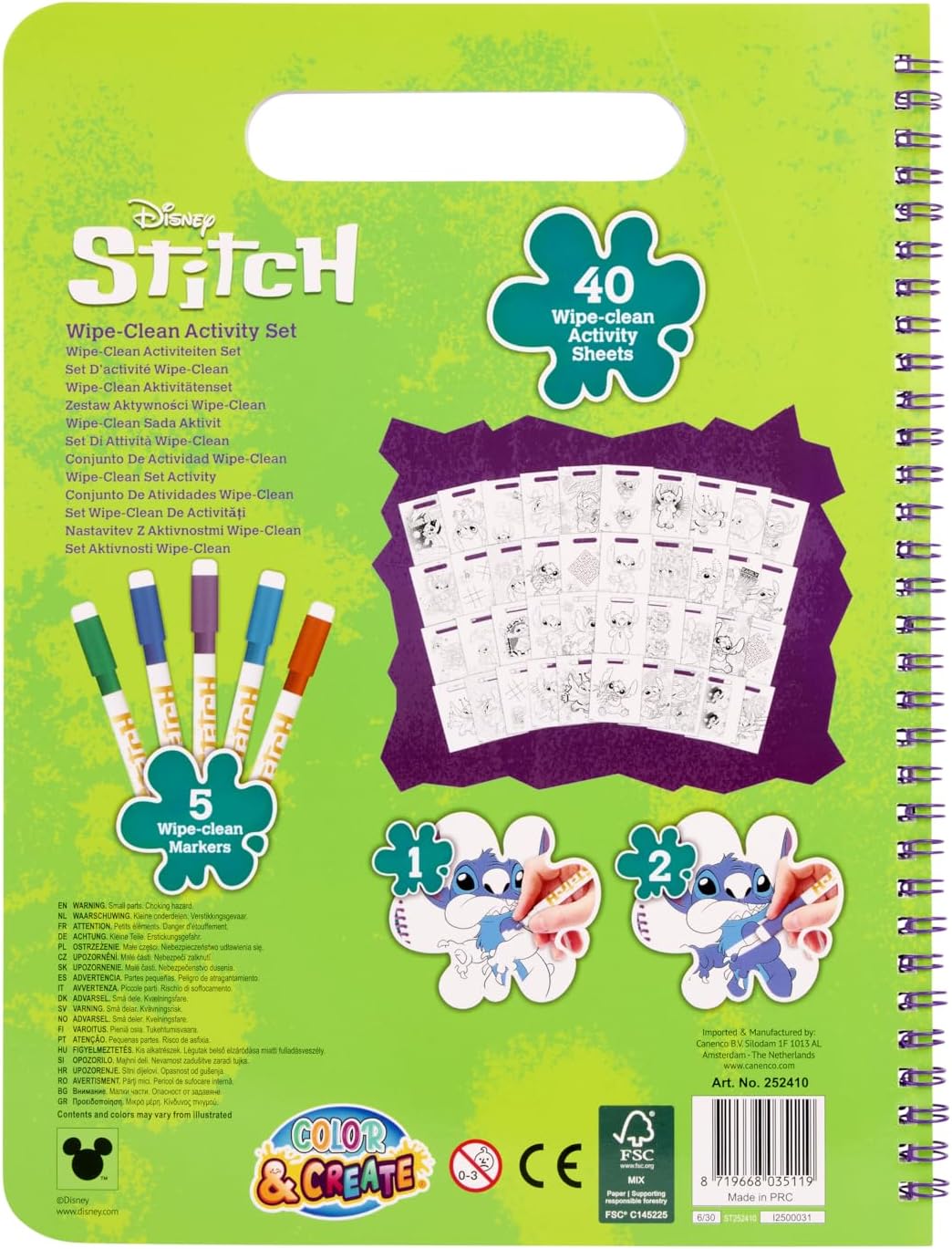 Livro de Colorir Infinito - Stitch