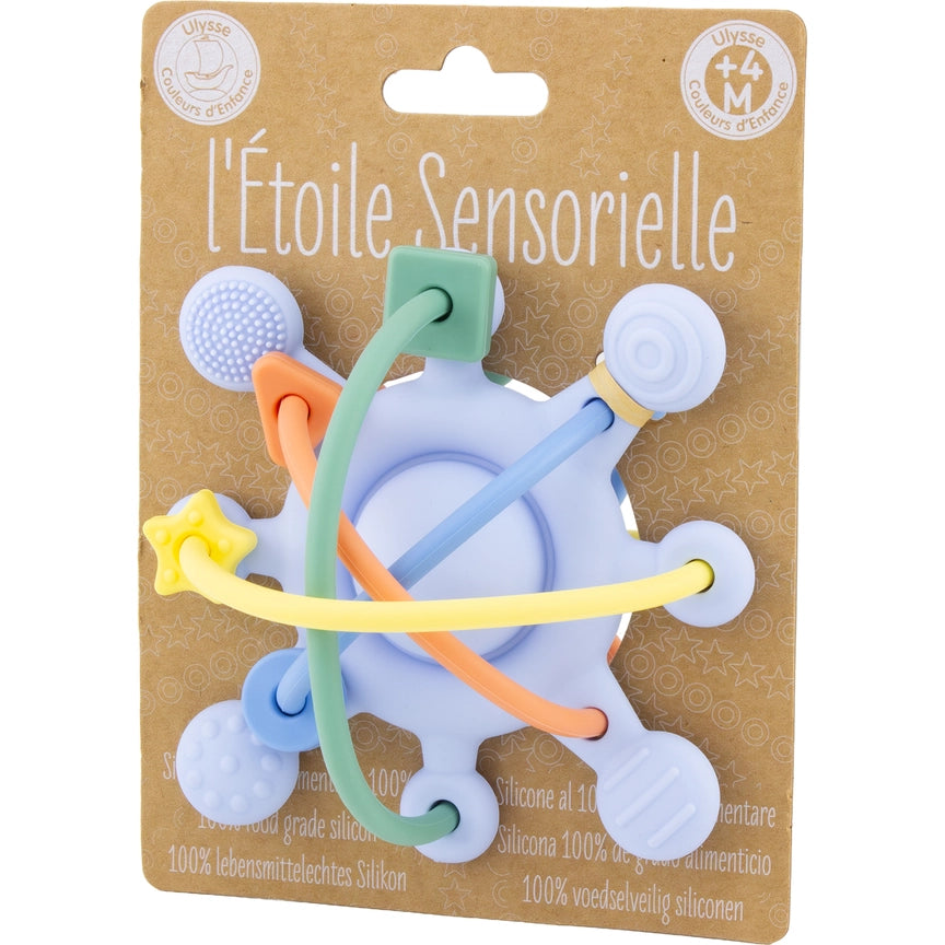 Mordedor Sensorial de Silicone - Azul