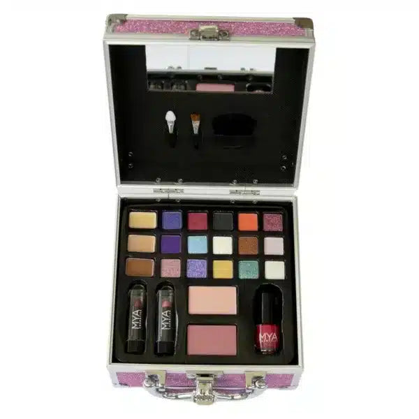 mya travel mala maquilhagem metal