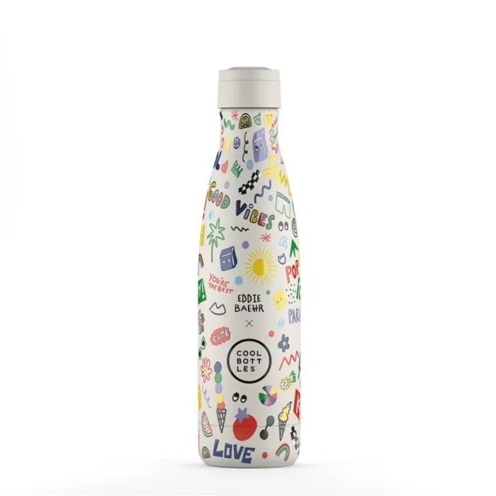 Garrafa térmica cool bottles Good Vibes 500 ml