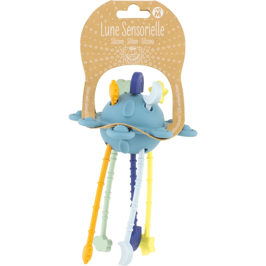 Brinquedo Sensorial de Silicone - Lua Azul