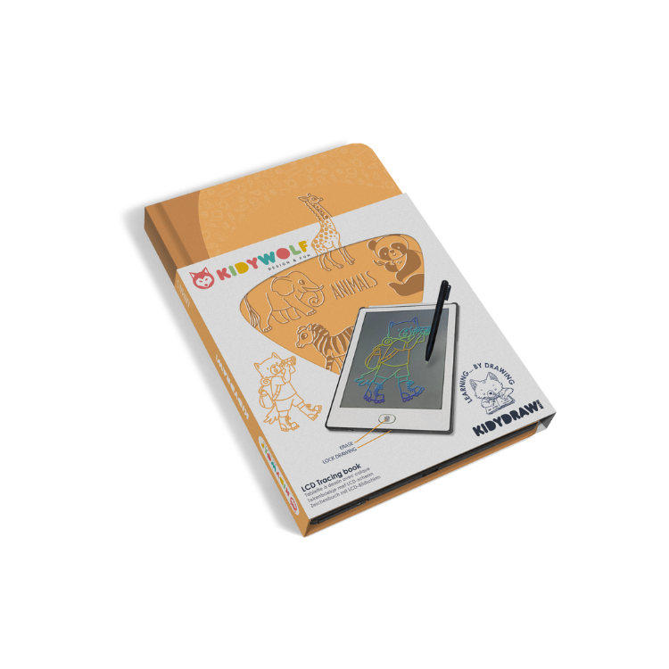 Tablet de desenho - animais safari