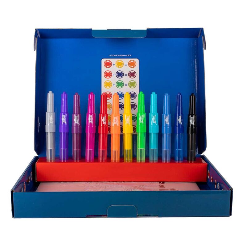 Kit colorir c/canetas spray - Spidey