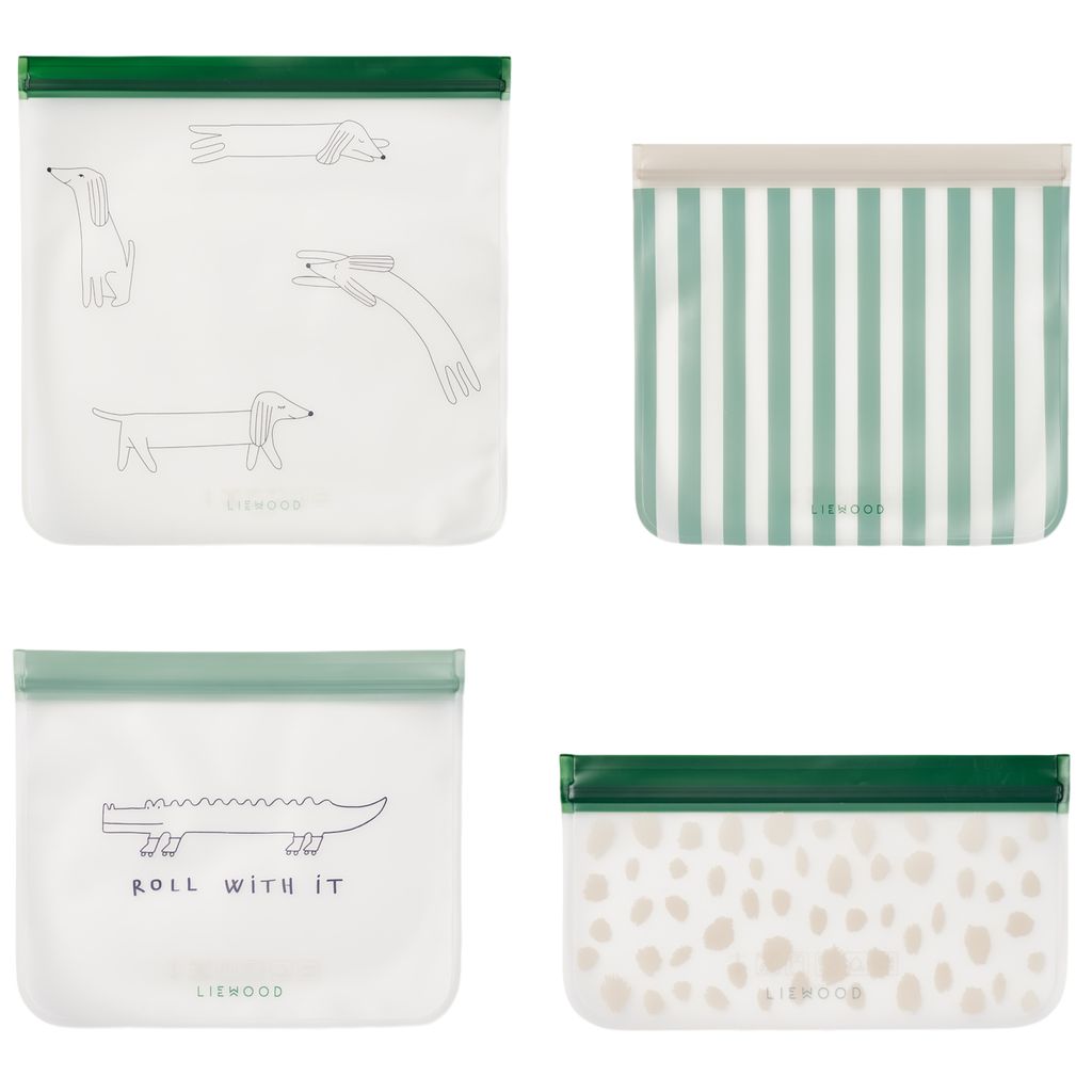 Pack 4 organizadores de viagem - peppermint multi mix