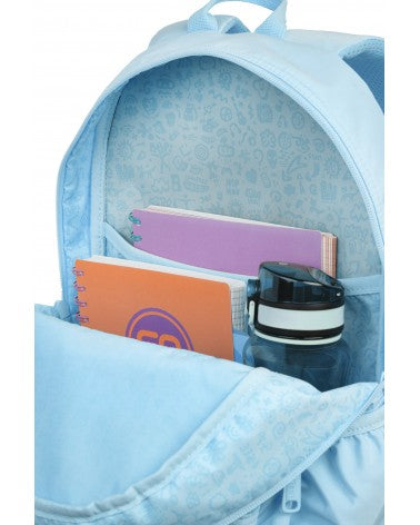MOCHILA ESCOLAR JUVENIL RIDER POWDER BLUE