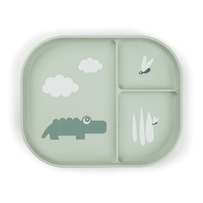 Prato do compartimento Foodie - Croco - Green