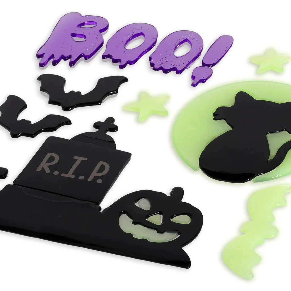 Conjunto de autocolantes para janelas 13pçs - Boo!