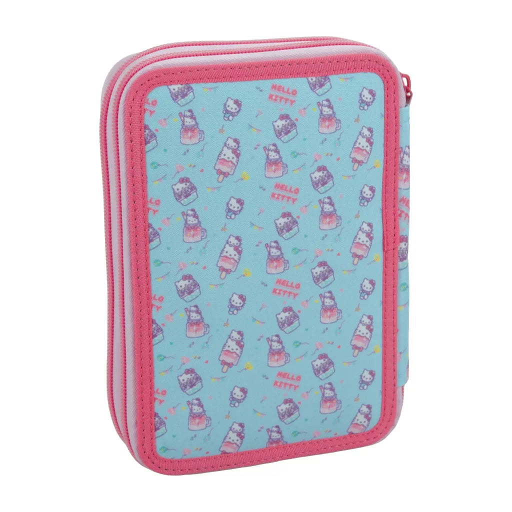 Estojo Duplo Completo - Hello Kitty